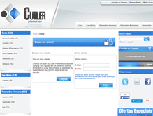 Tablet Screenshot of cutlerpresentes.com.br